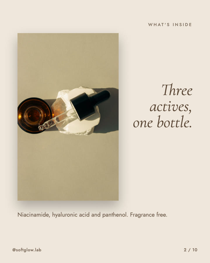 Beige product story slide 2