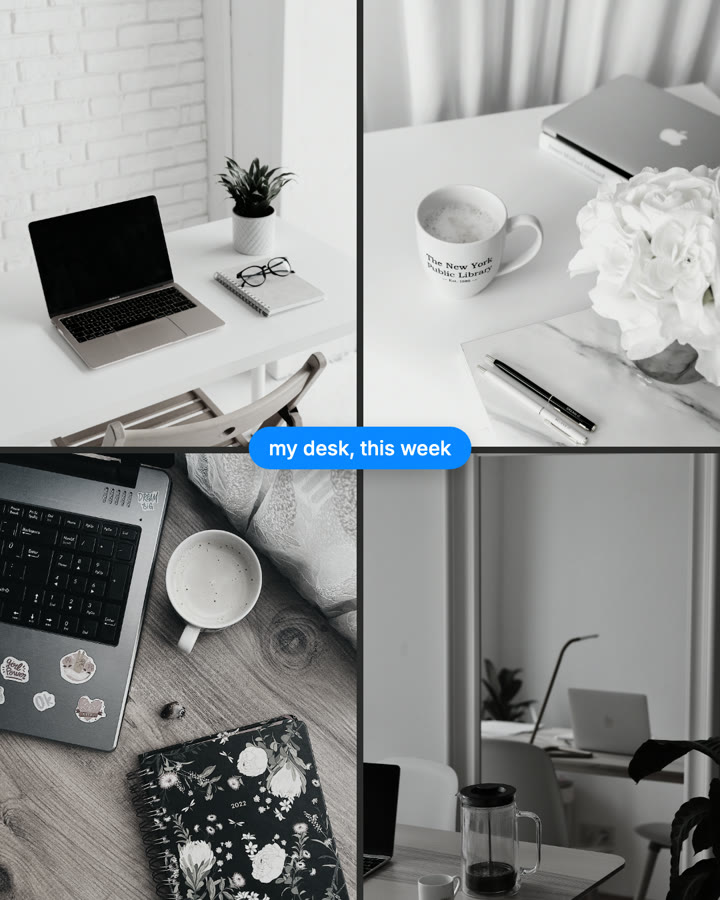 Phone UI editorial slide 8