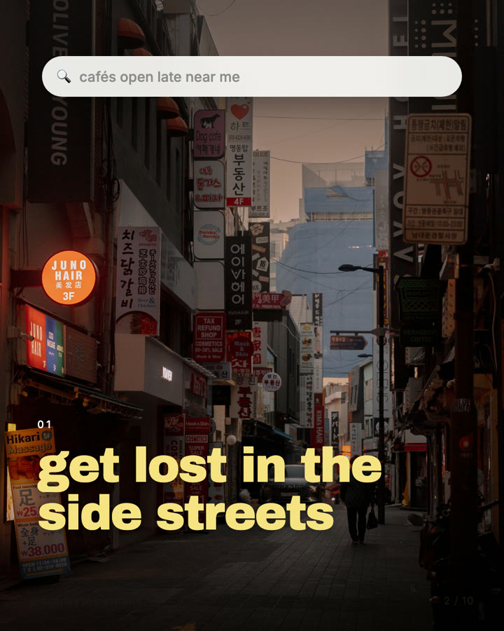 Bold words over photo slide 2